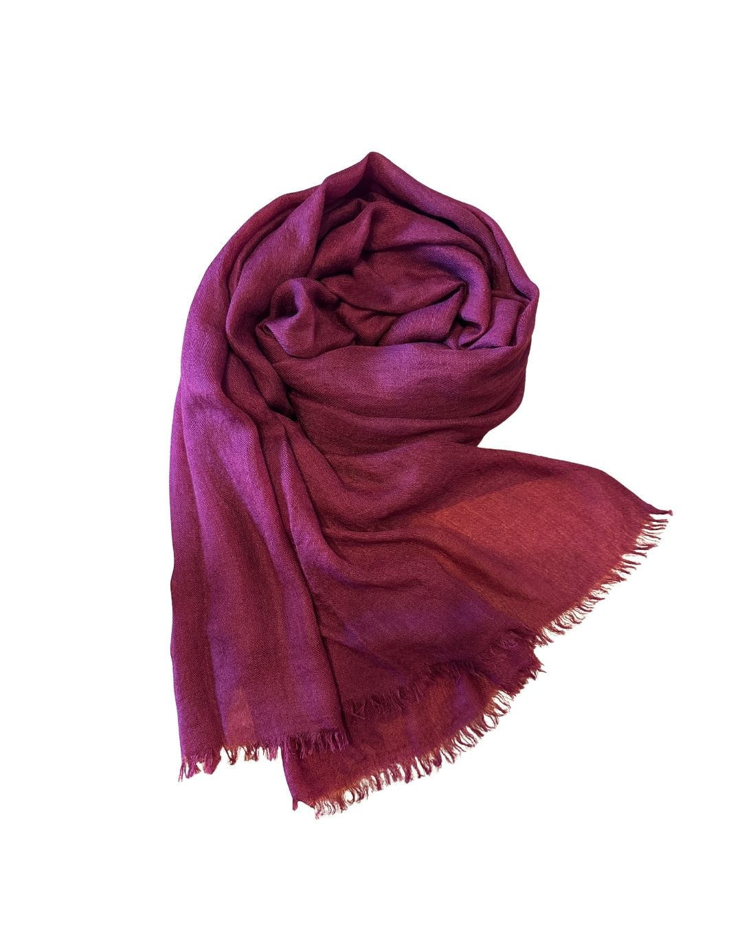 バーガンディ ベビーカシミアストール