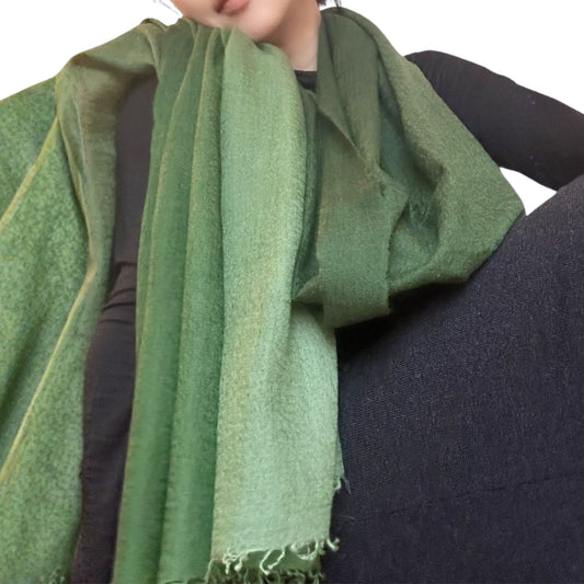 Evergreen Baby Cashmere Shawl