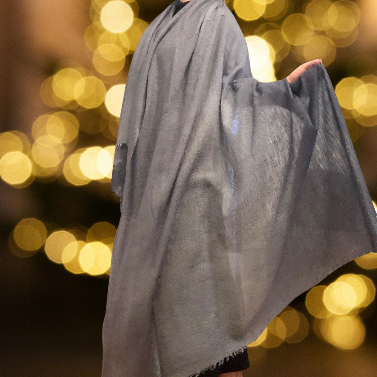 Graphite Baby Cashmere Stole