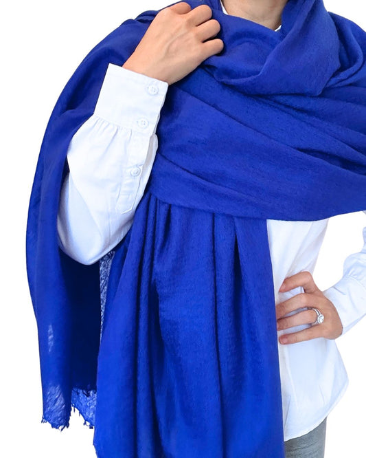 Königsblaue Baby-Kaschmirstola