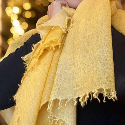 Golden Glow Baby Cashmere Stole