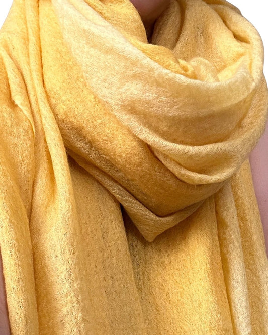 Golden Baby Cashmere Stole
