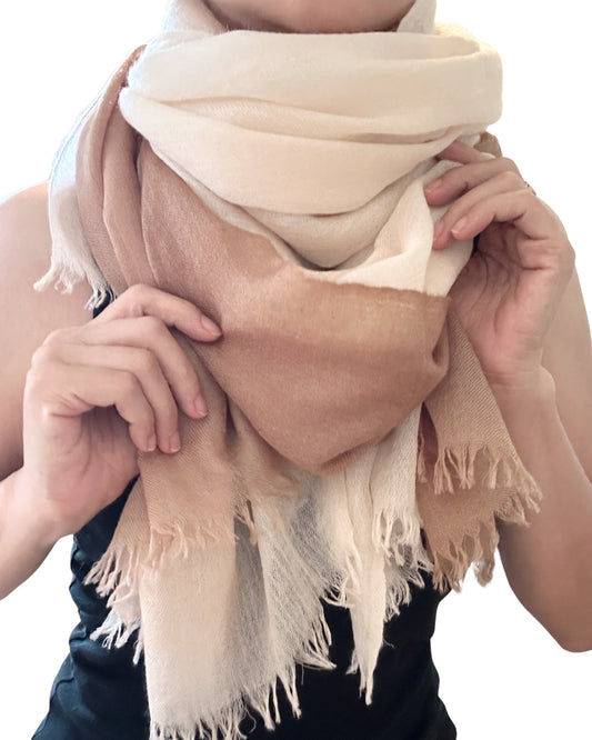 Caramel Baby Cashmere Stole