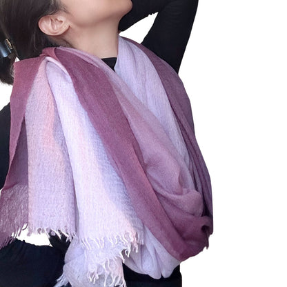 Lavender Baby Cashmere Stole