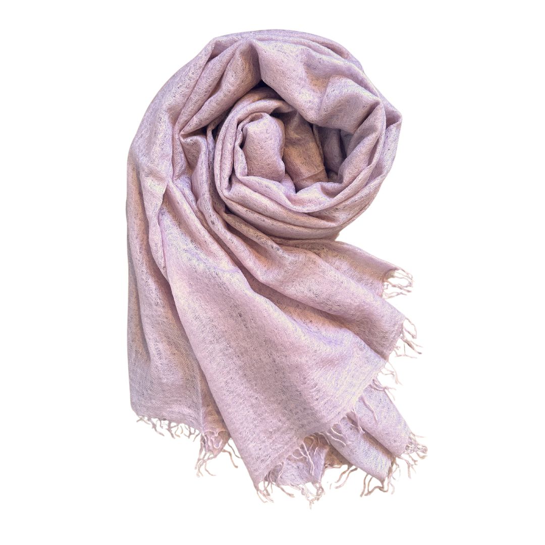 Stola aus Kaschmir in Rosa