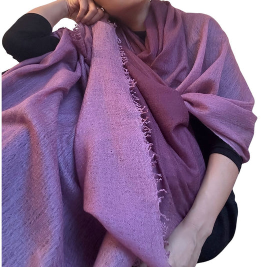 Amethyst Cashmere Stole