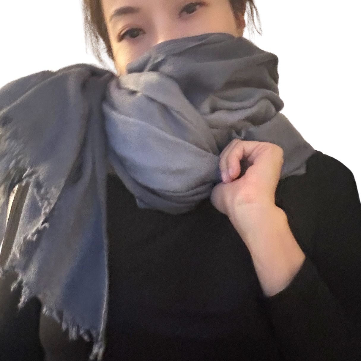 Graphite Baby Cashmere Stole