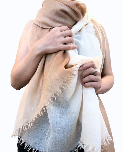 Year-round Bestseller: Caramel Baby Cashmere Shawl